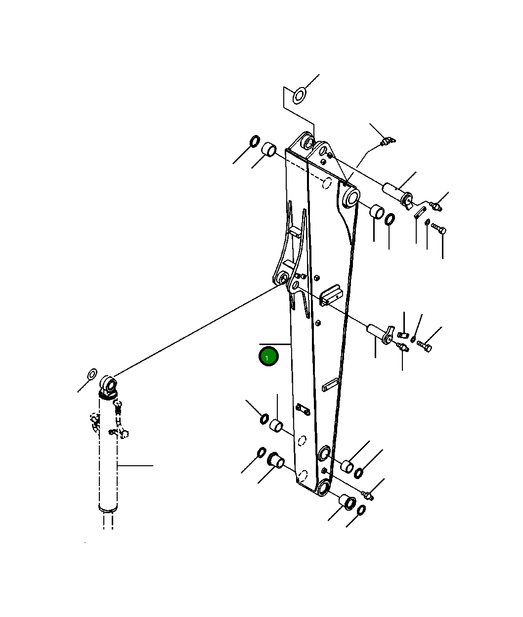 Палец 22P-973-1211 Komatsu