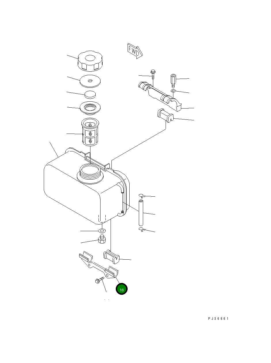 Кронштейн YM114250-55211 Komatsu