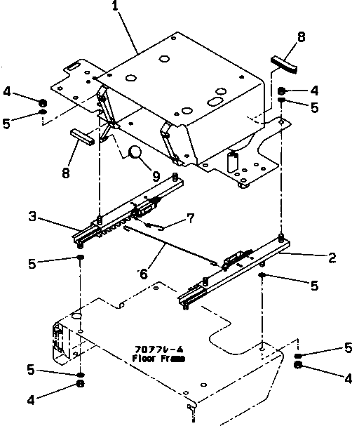 Кронштейн 20Y-54-23951 Komatsu