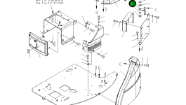Кронштейн 21W-54-43261 Komatsu
