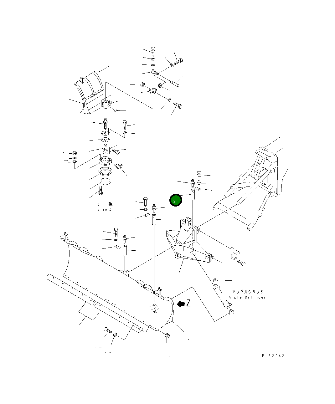 Палец 233-979-3150 Komatsu
