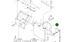 Лист 22U-54-18310 Komatsu