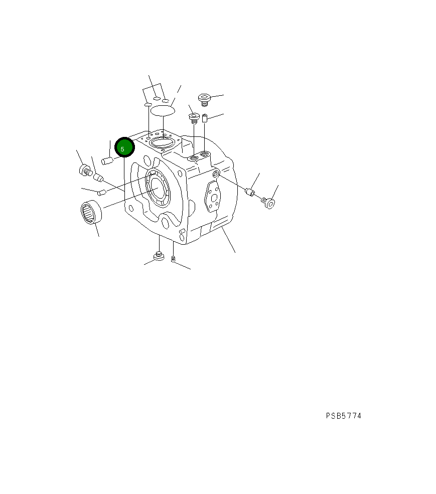 Палец 21P-60-K3550 Komatsu