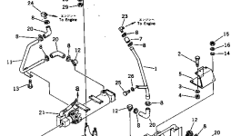 Кронштейн 6715-61-7210 Komatsu