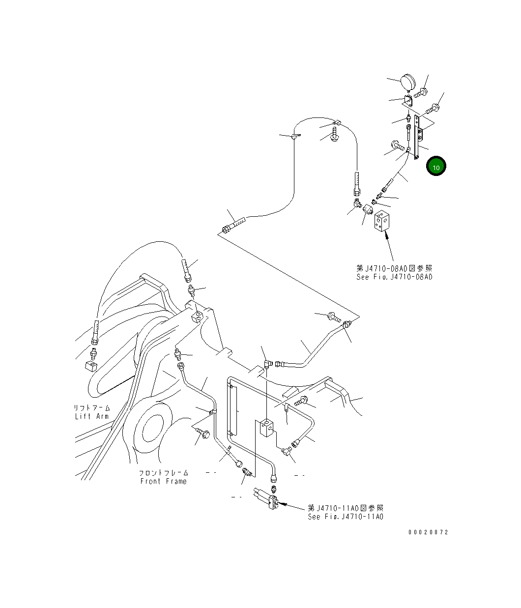 Кронштейн 427-S95-1492 Komatsu