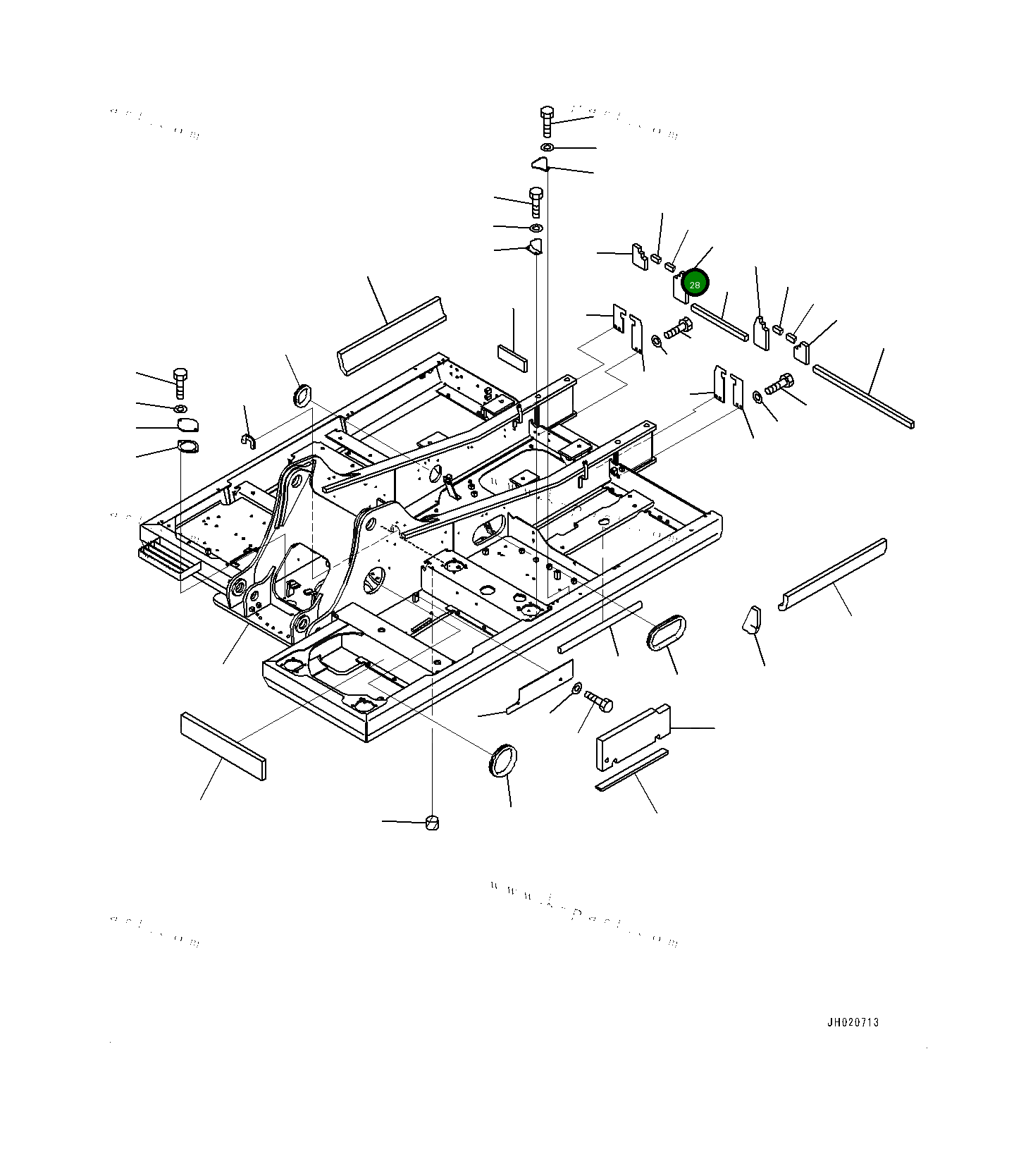 Лист 20Y5476110 Komatsu
