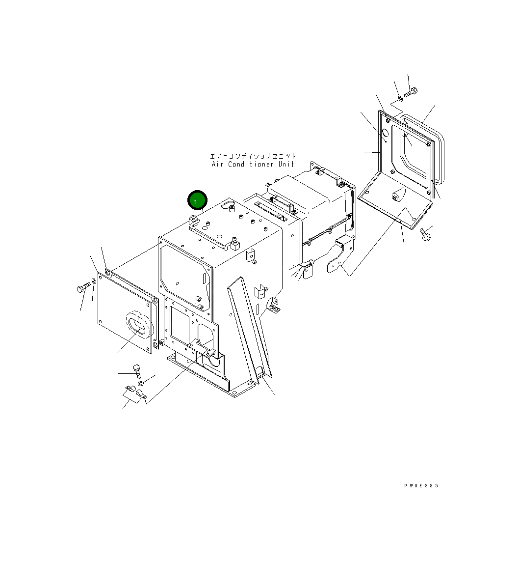 Кронштейн 14X-911-9731 Komatsu
