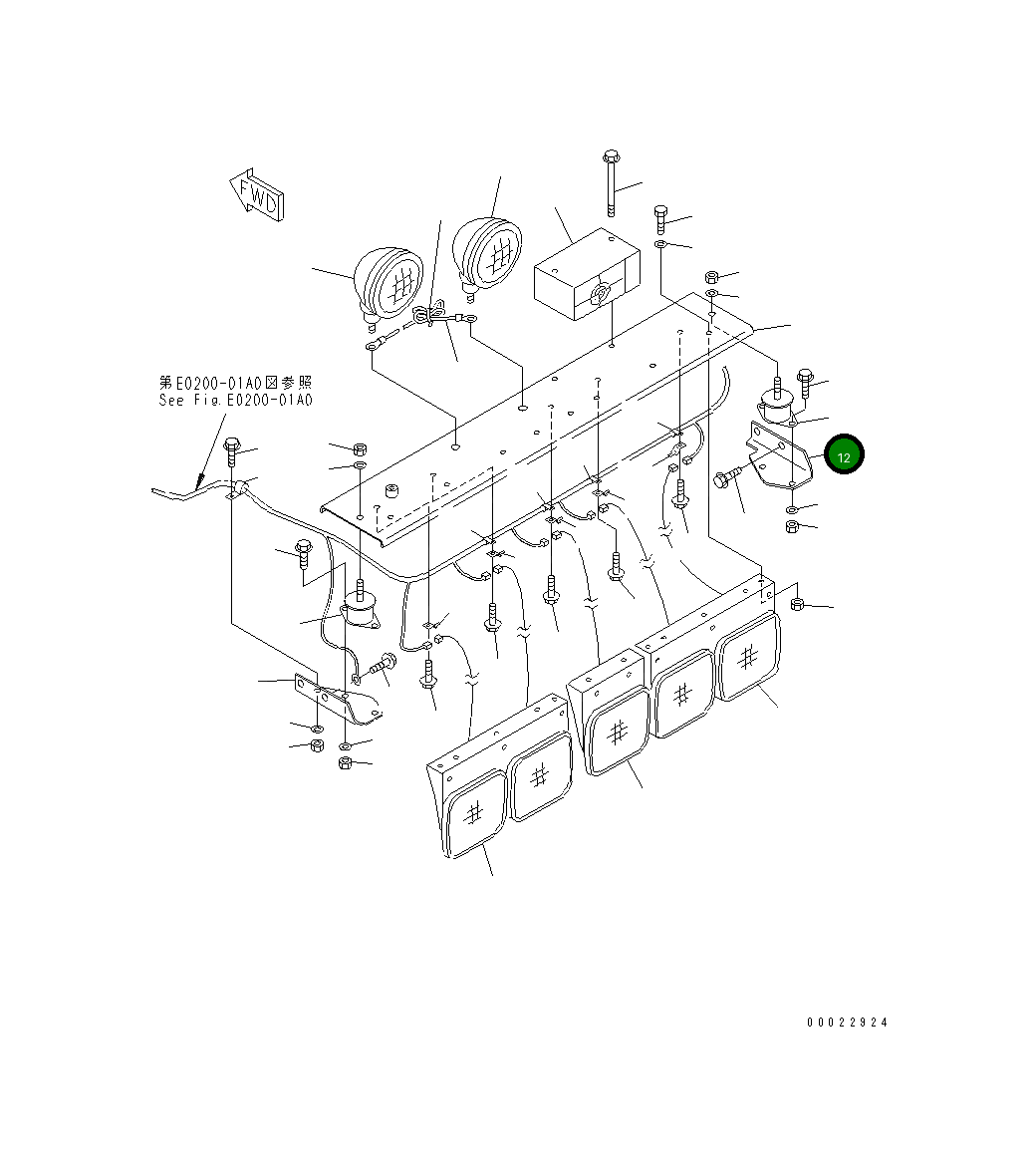 Кронштейн 569-06-82830 Komatsu