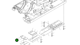 Лист 209-53-13850 Komatsu