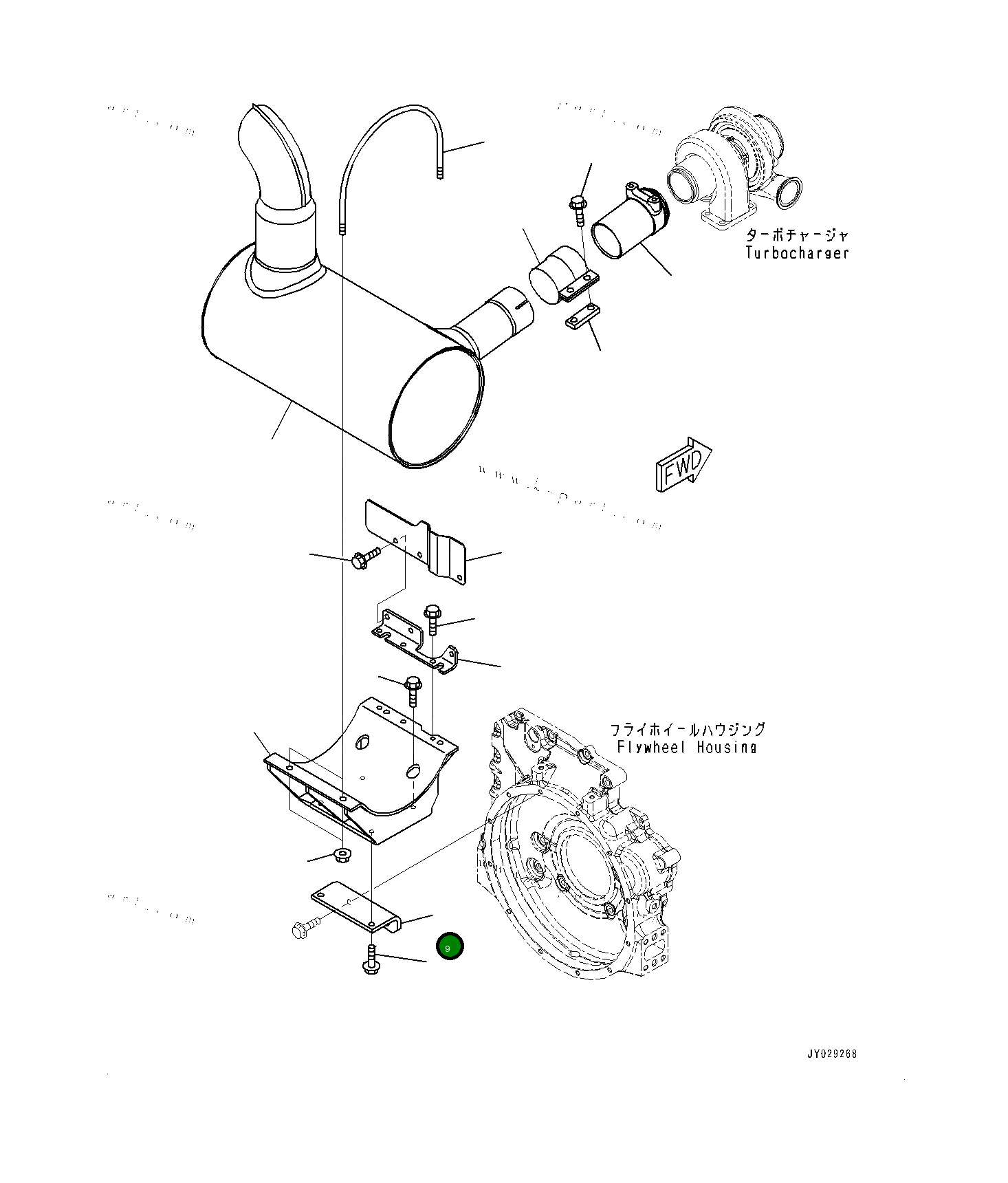 Кронштейн 6754115420 Komatsu