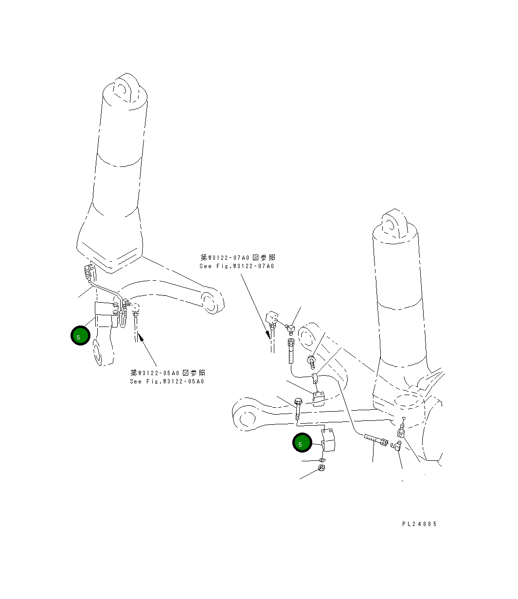 Кронштейн 567-95-71280 Komatsu