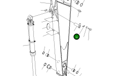Палец 22U-70-21381 Komatsu
