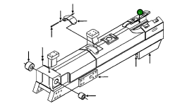 Нижняя направляющая износа передней части 1251 882 H1 Komatsu