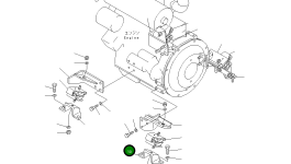 Кронштейн 20P-01-81821 Komatsu