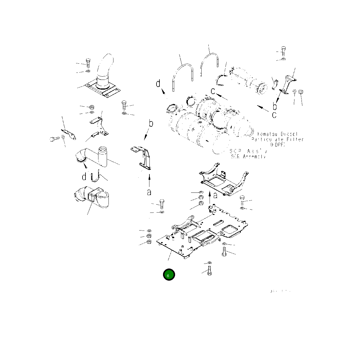 Кронштейн 419-02-62311 Komatsu