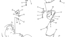 Кронштейн 20D-68-41420 Komatsu