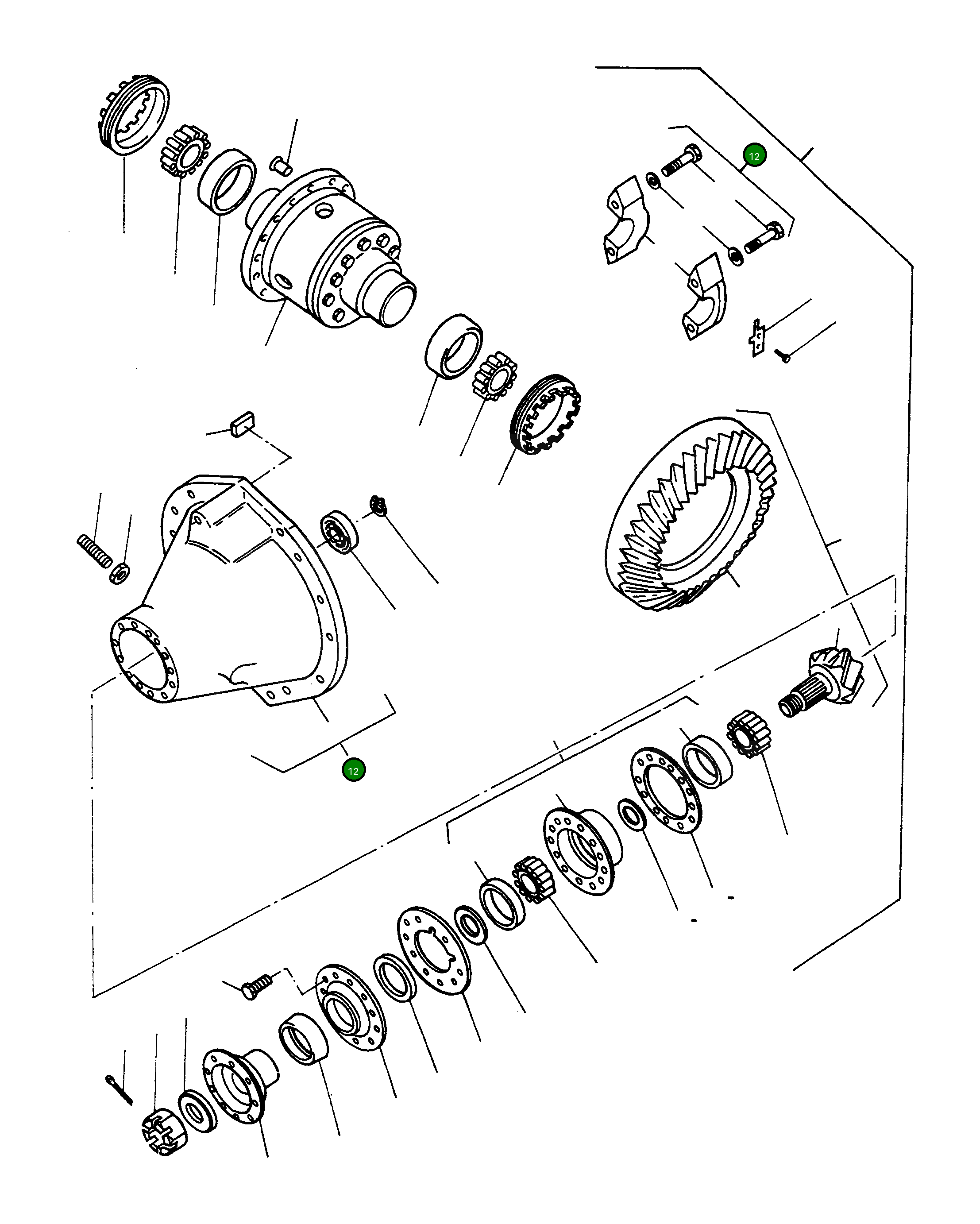 Корпус 2944201M91 Komatsu