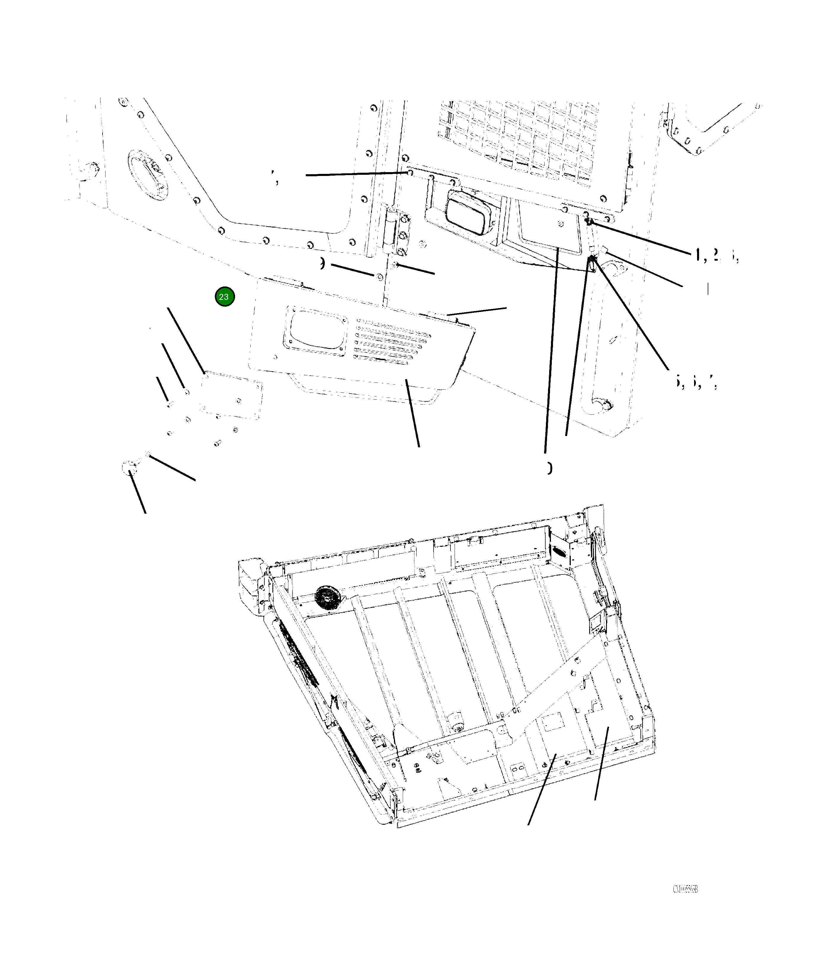 Лист 207-53-34340 Komatsu