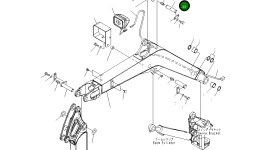 Палец 22J-70-25191 Komatsu