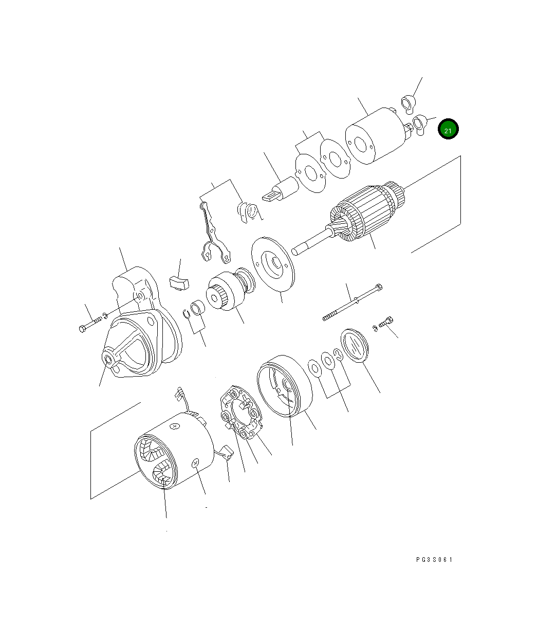 Колпак YMX21144858 Komatsu