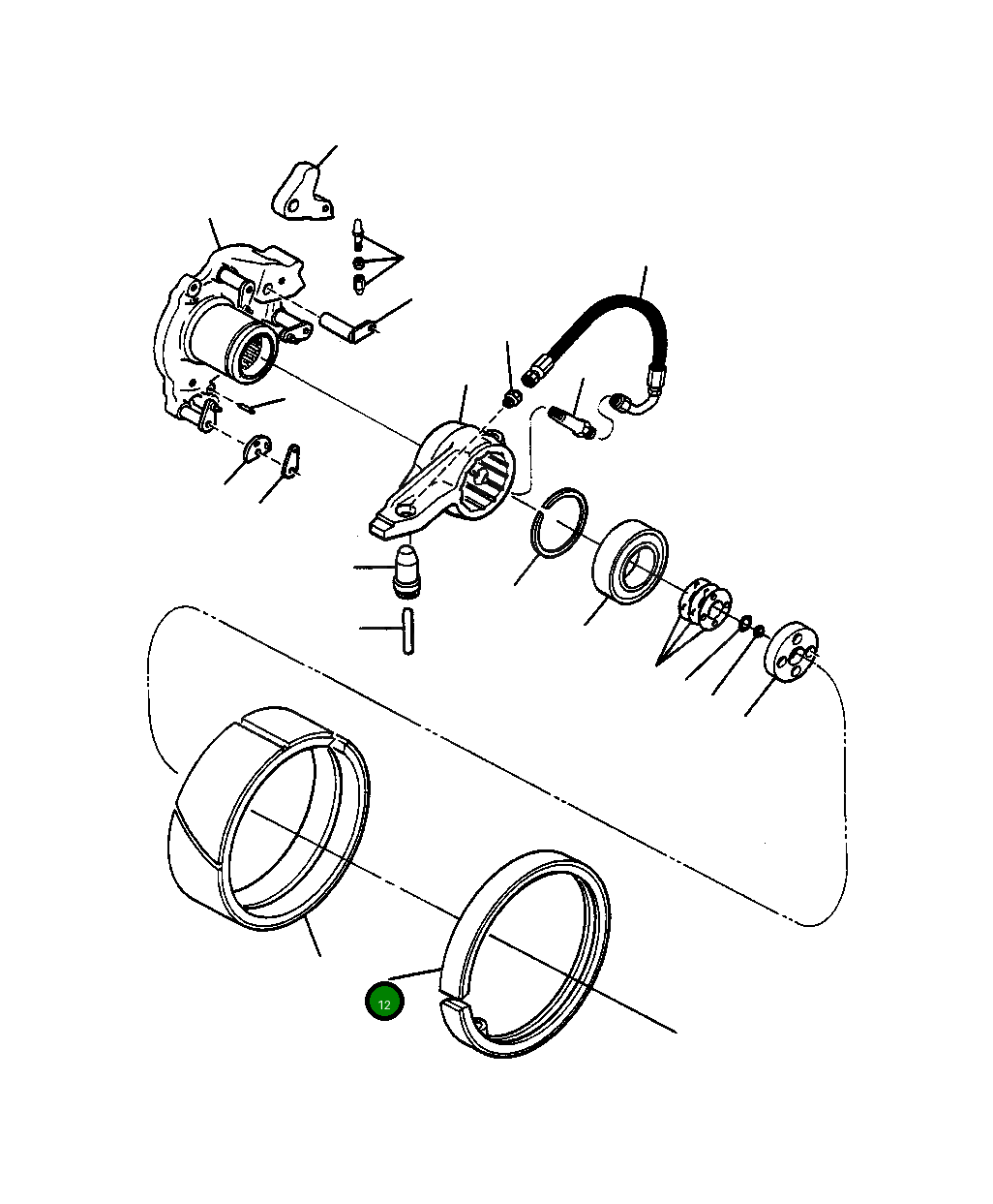 Лента основной муфты 217 652 H2 Komatsu