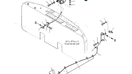 Лист 2070676460 Komatsu