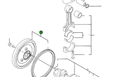 Маховик YM129902-21580 Komatsu