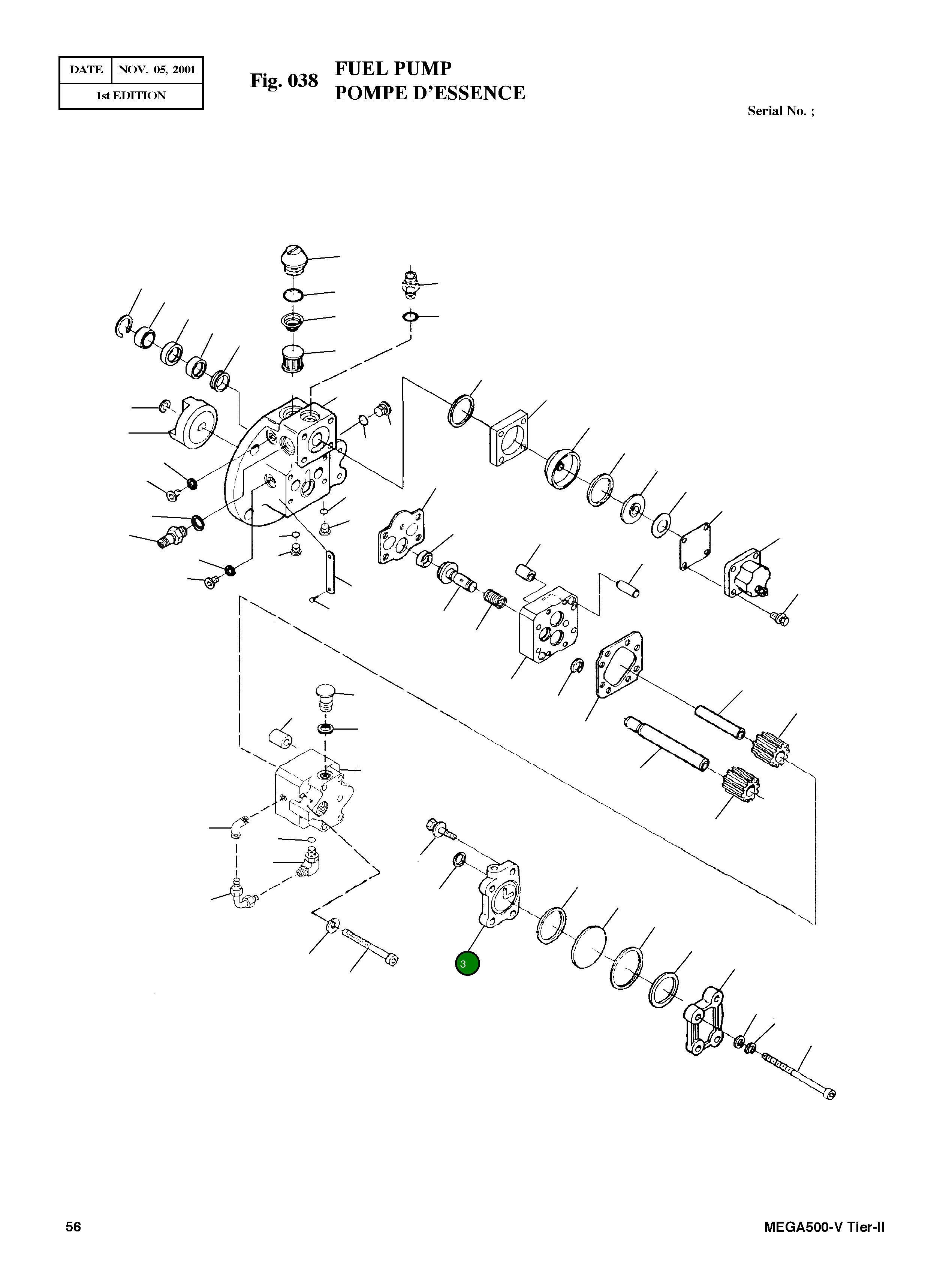 Корпус 153336 Komatsu