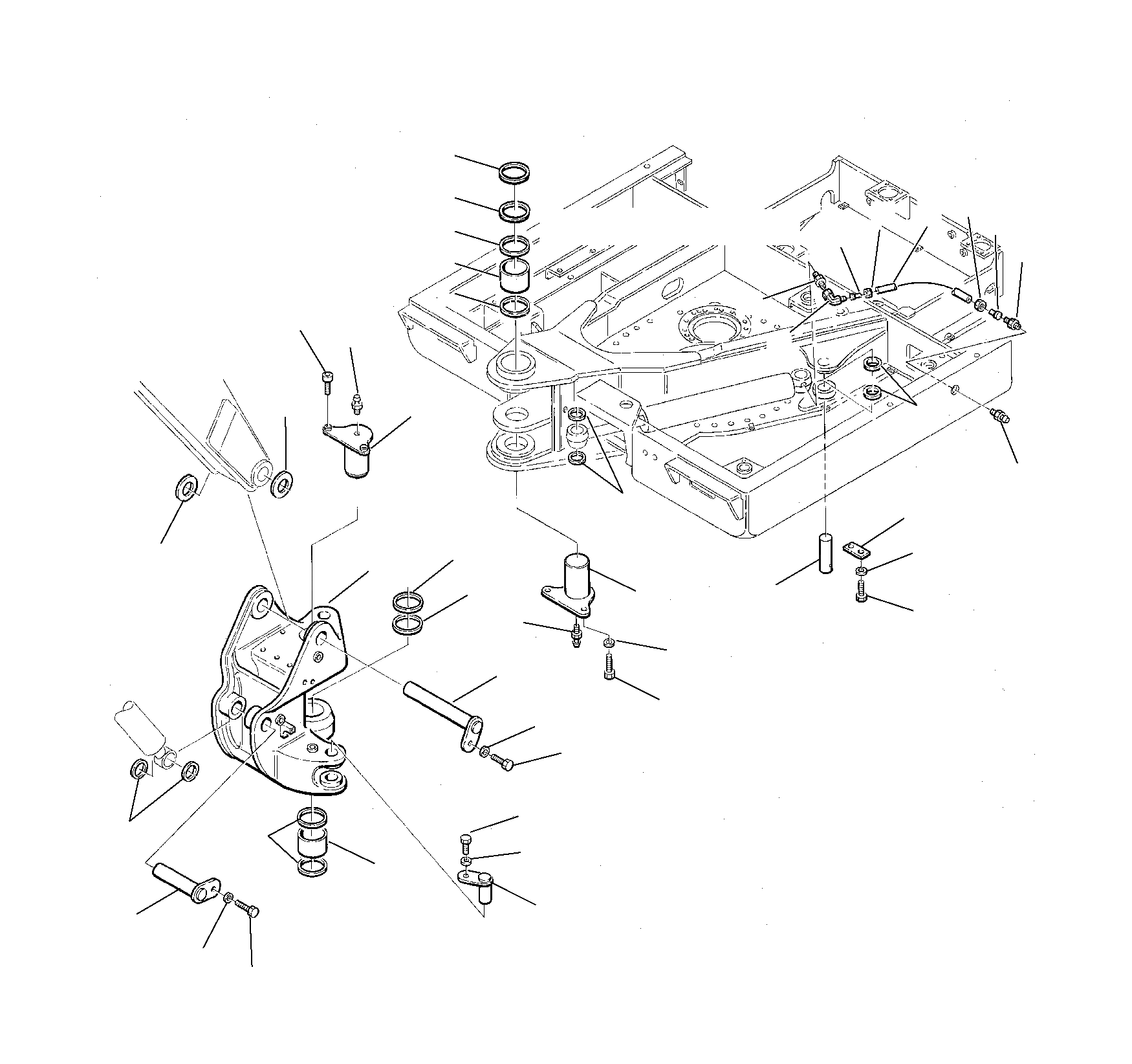Палец 21D-09-43320 Komatsu
