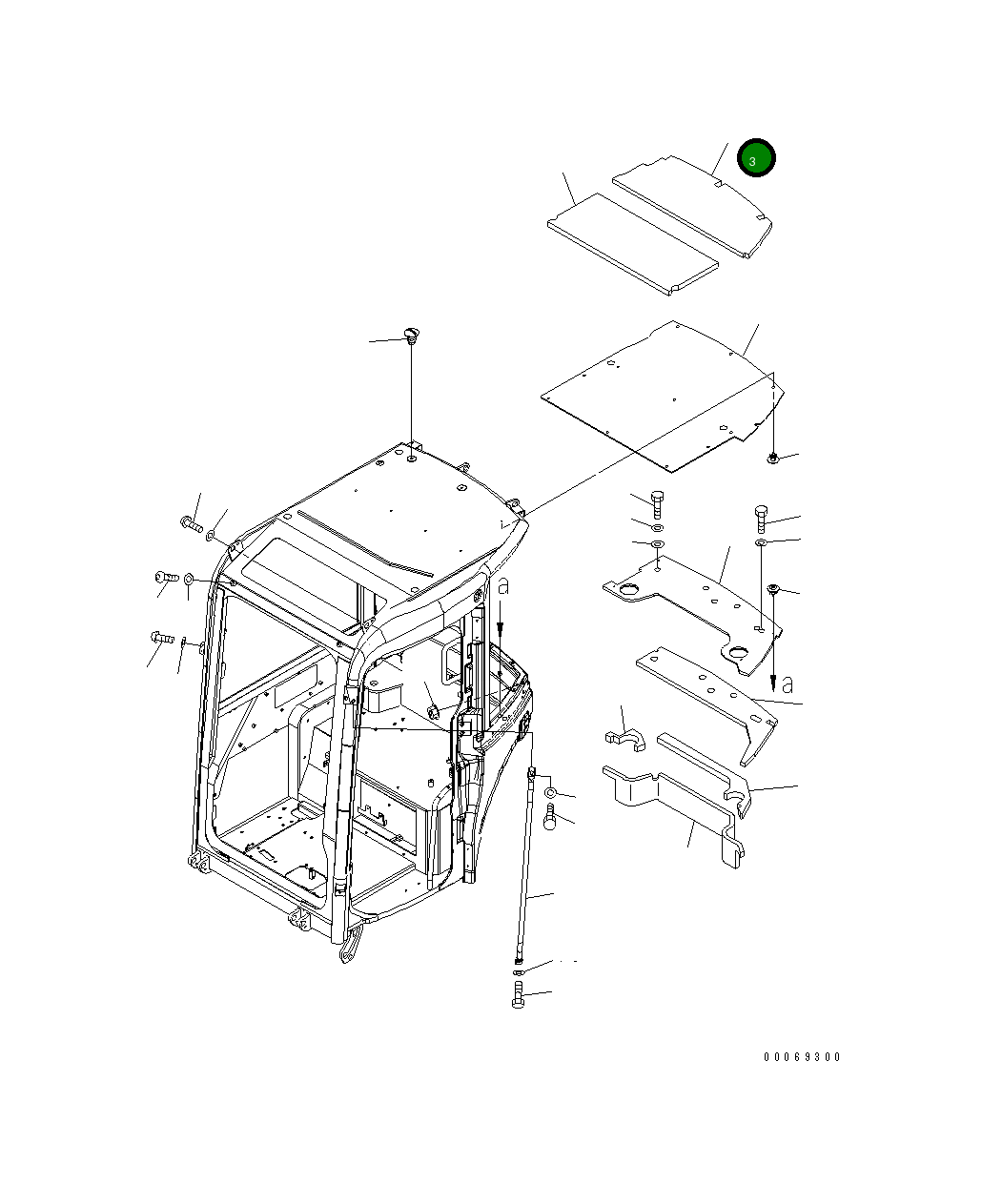 Лист 22F-54-35541 Komatsu