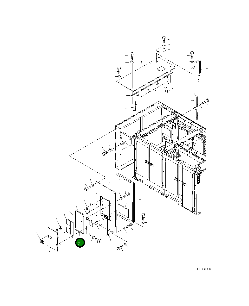 Лист 21T-54-32120 Komatsu