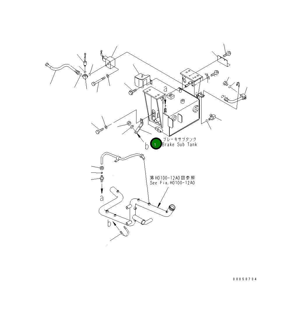 Кронштейн 569-43-88570 Komatsu