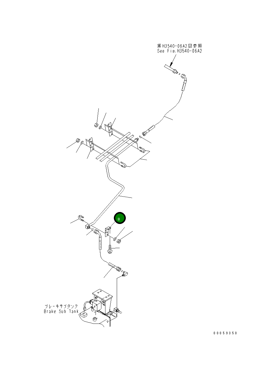 Кронштейн 569-88-88330 Komatsu