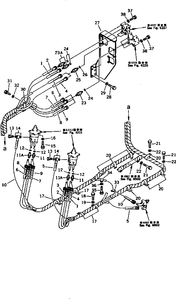 Кронштейн 20Y-62-18530 Komatsu