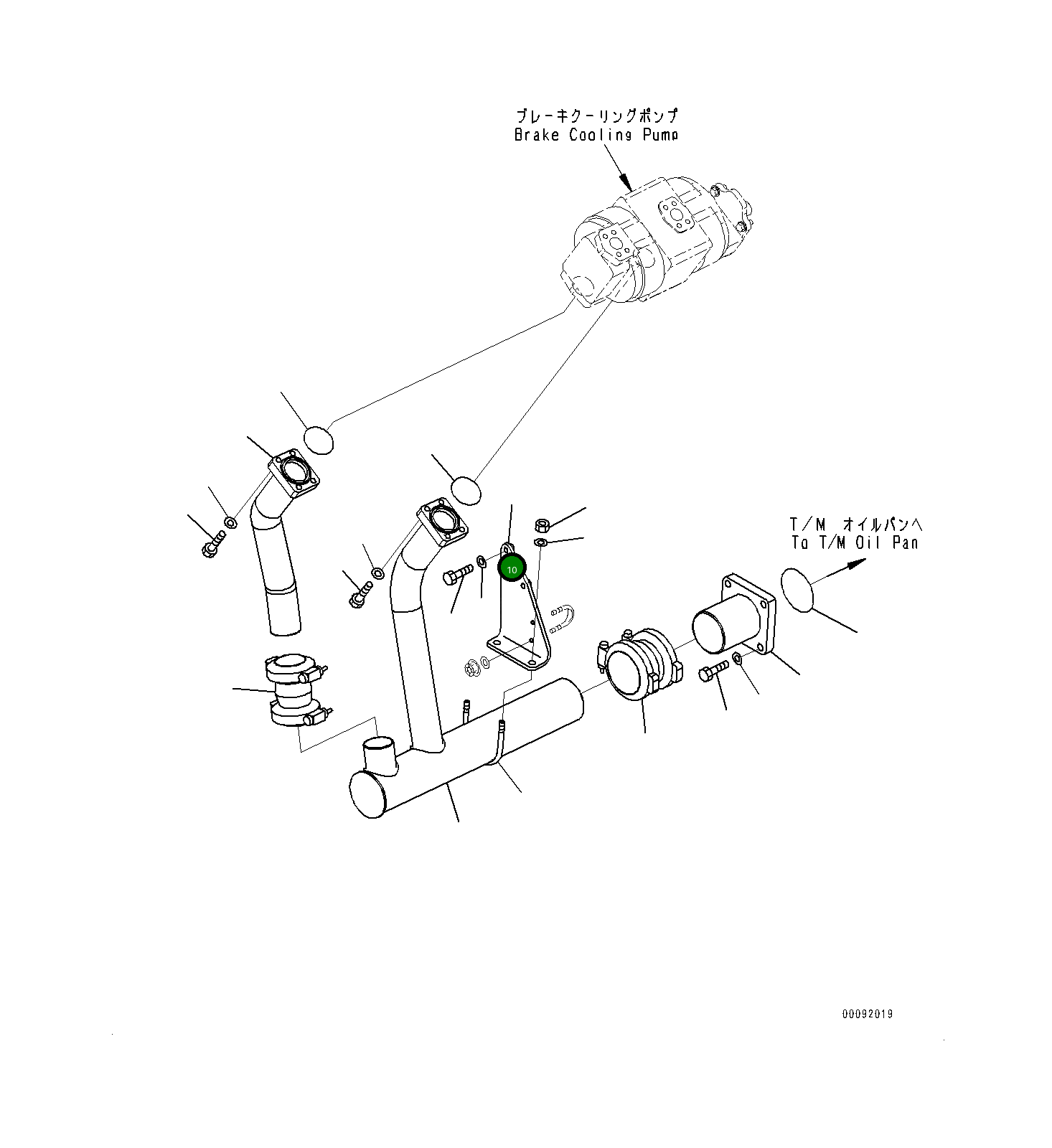 Кронштейн 561-98-85730 Komatsu