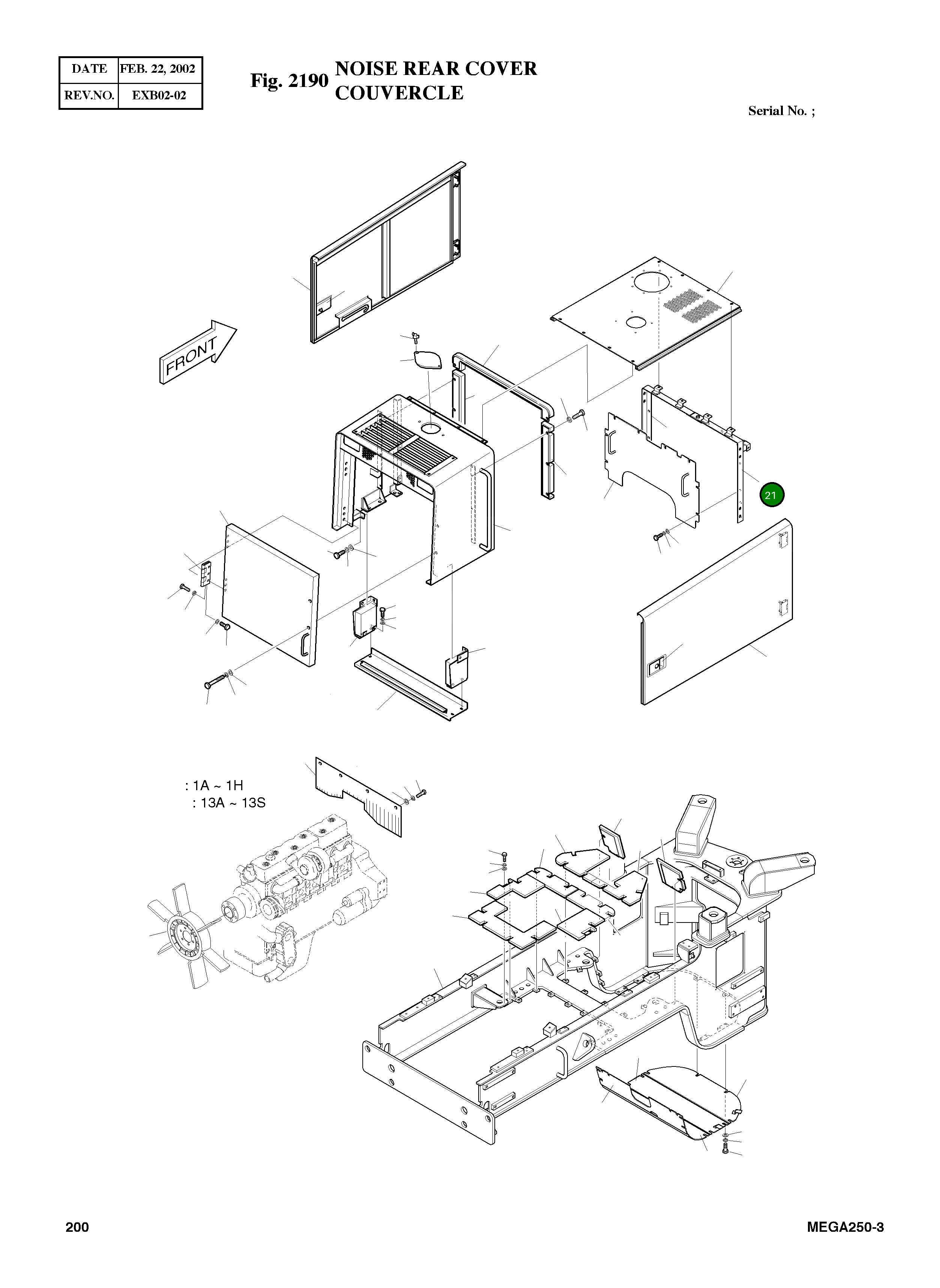 Кронштейн 4197-2096 Komatsu