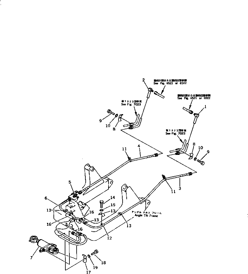 Шланг 104-62-37220 Komatsu