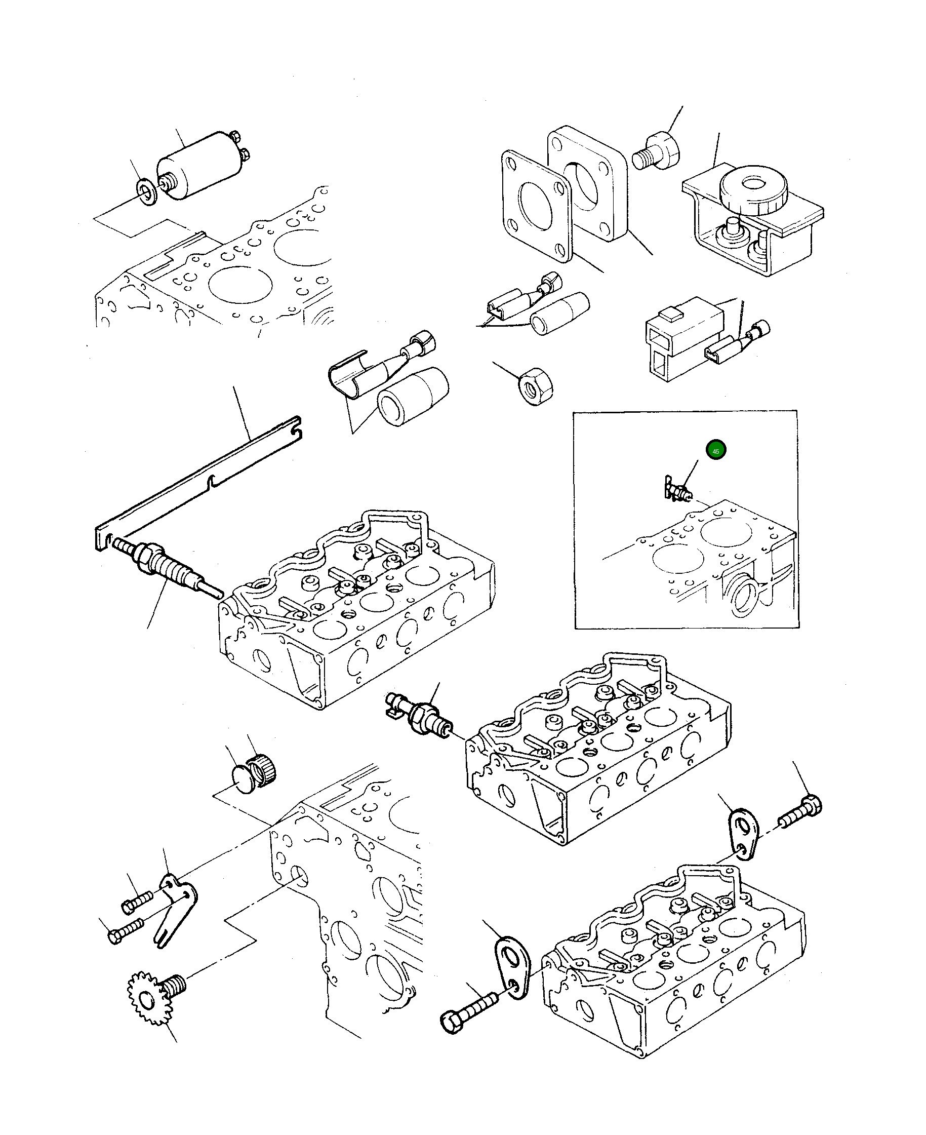 Кран PKP000388 Komatsu