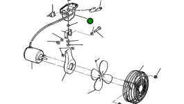 Основание вентилятора 1200 031 H1 Komatsu