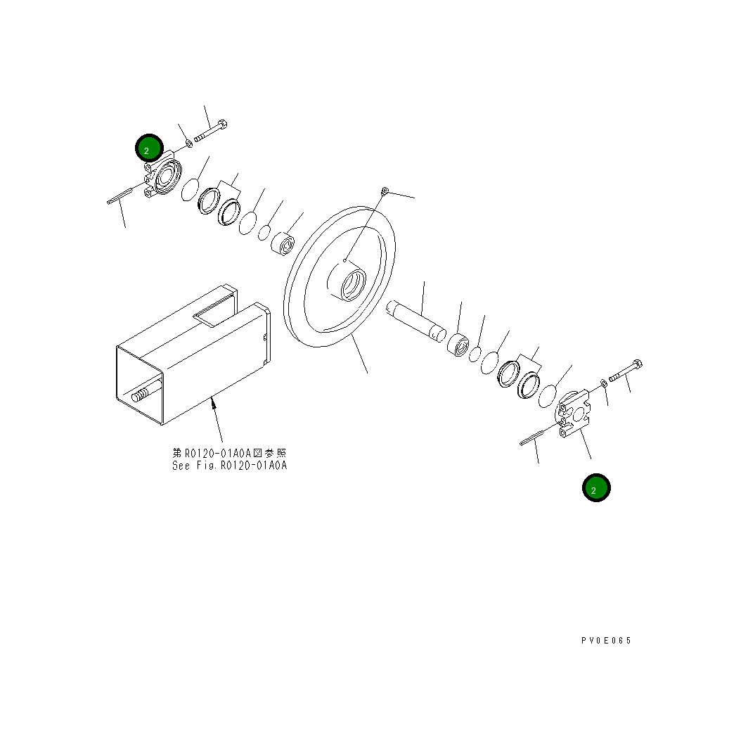 Опора 13S-30-16420 Komatsu