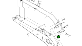 Кронштейн 22U-62-23180 Komatsu