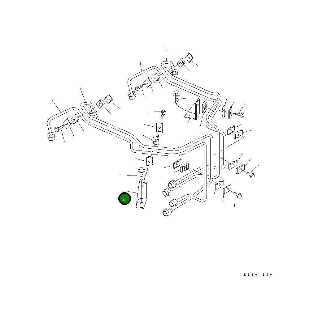 Кронштейн 6732-72-5150 Komatsu