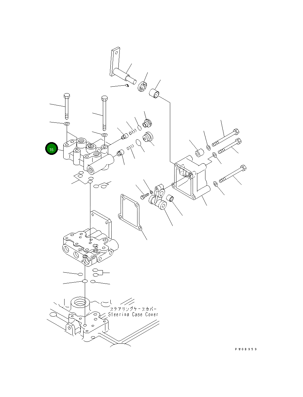 Корпус 134-40-61121 Komatsu