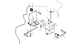Кронштейн 208-03-41812 Komatsu