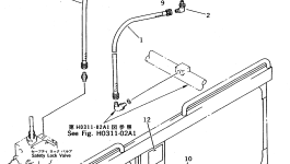 Кронштейн 209-62-59210 Komatsu
