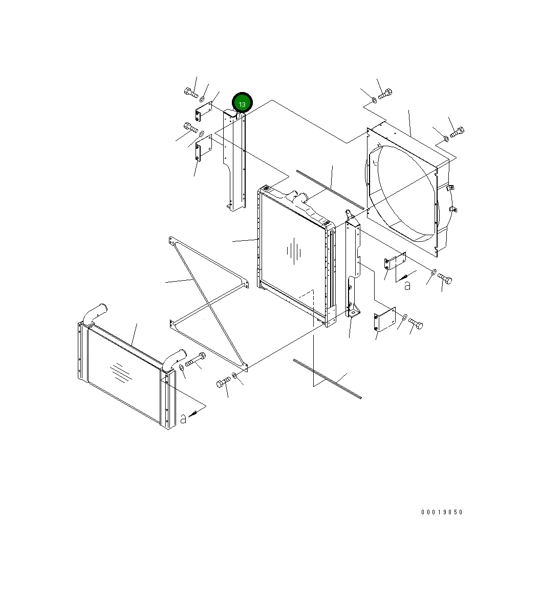 Кронштейн 567-03-72120 Komatsu