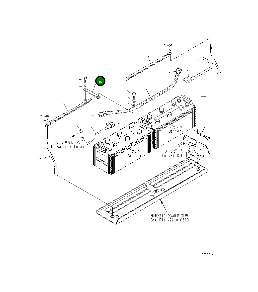 Кронштейн 134-06-61360 Komatsu