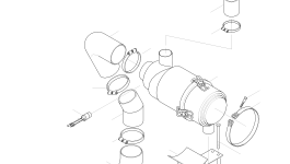 Клипса 423-01-H1280 Komatsu