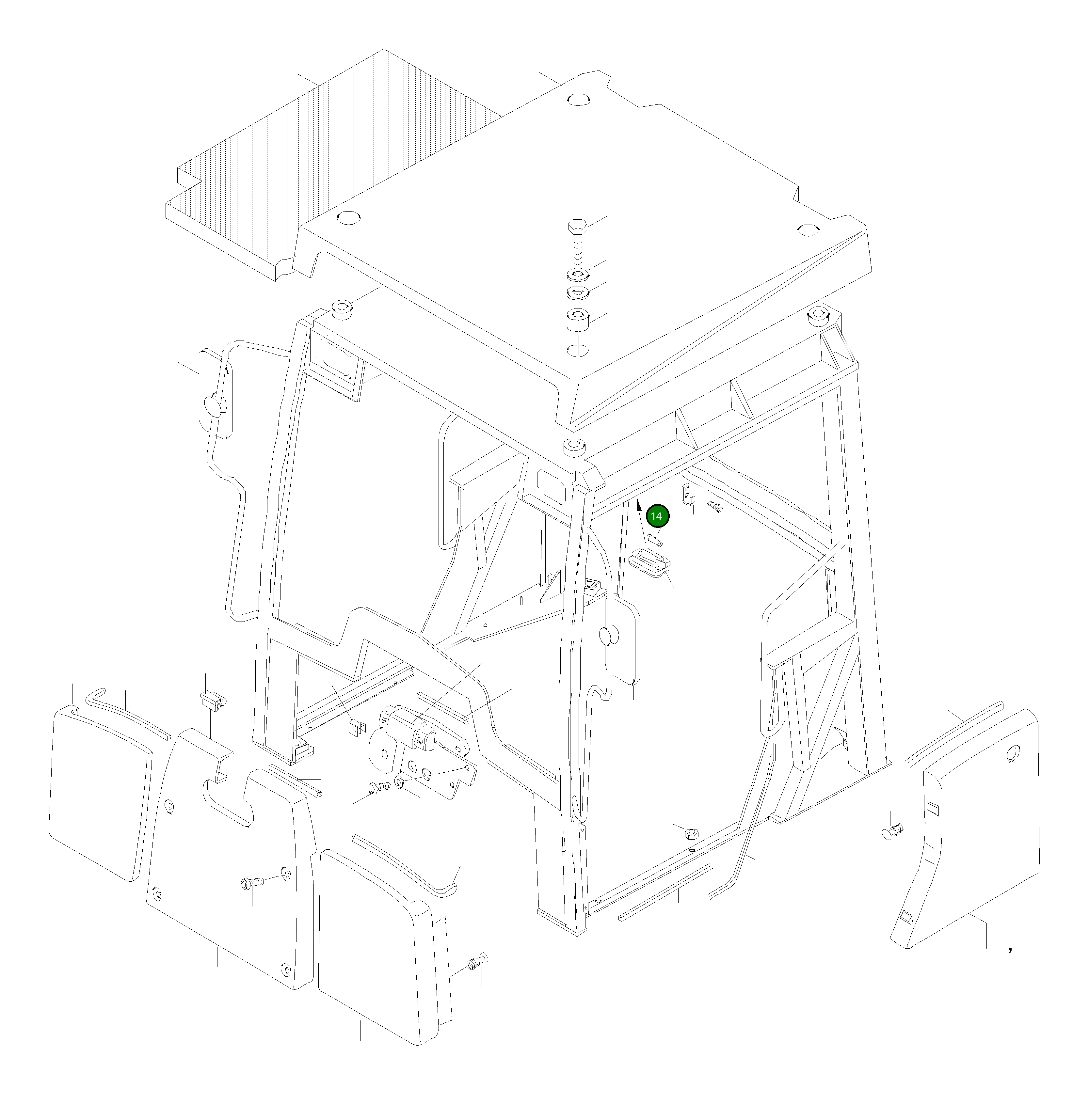 Лампа 42R-09-H1880 Komatsu