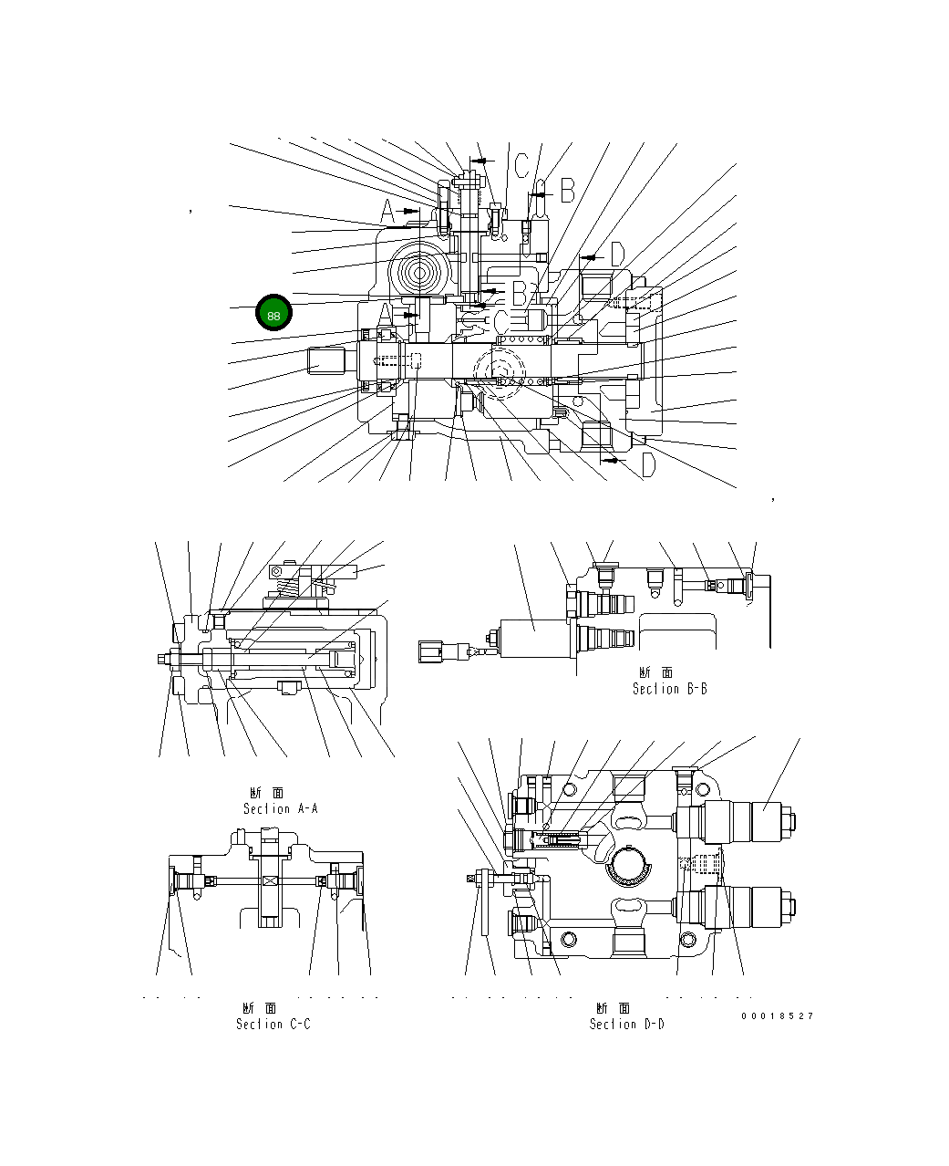 Палец 266-81-91790 Komatsu